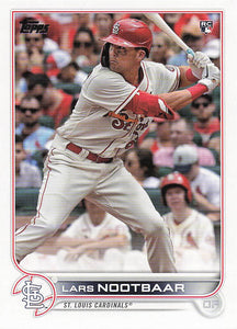 2022 Topps Baseball Lars Nootbaar #58b Rookie