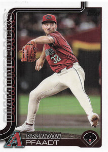 2025 Topps Baseball Brandon Pfaadt #182