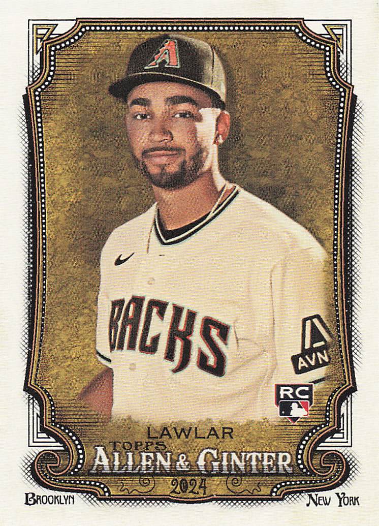 2024 Topps Allen & Ginter Baseball Jordan Lawlar #99 Rookie