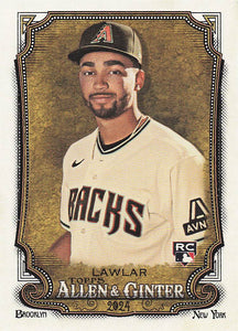 2024 Topps Allen & Ginter Baseball Jordan Lawlar #99 Rookie