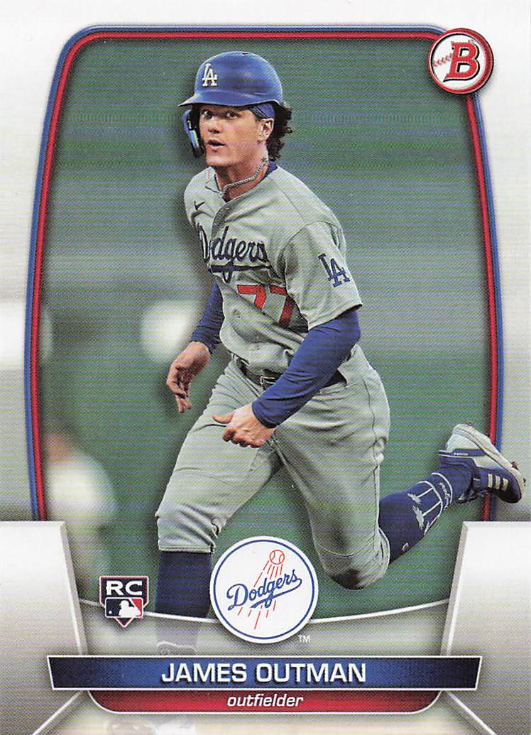 2023 Bowman Baseball James Outman #13 Rookie