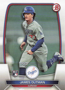 2023 Bowman Baseball James Outman #13 Rookie