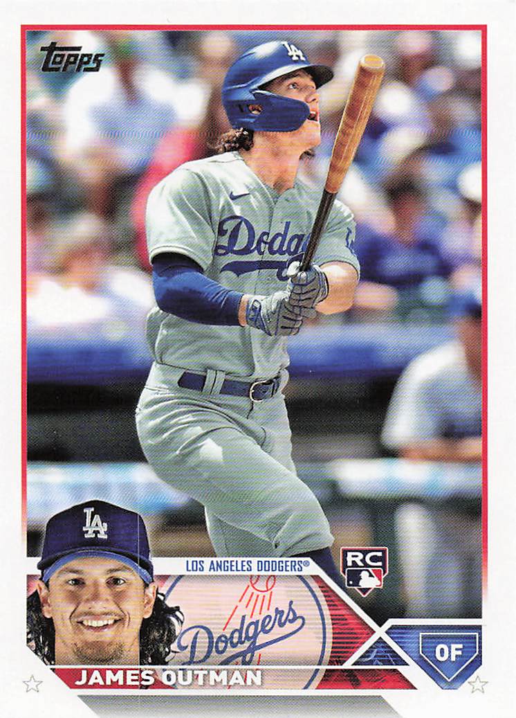2023 Topps Baseball James Outman #395 Rookie