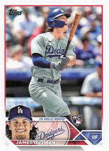 2023 Topps Baseball James Outman #395 Rookie