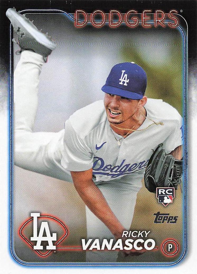 2024 Topps Update Baseball Ricky Vanasco #US38 Rookie