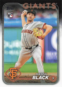2024 Topps Update Baseball Mason Black #US179 Rookie