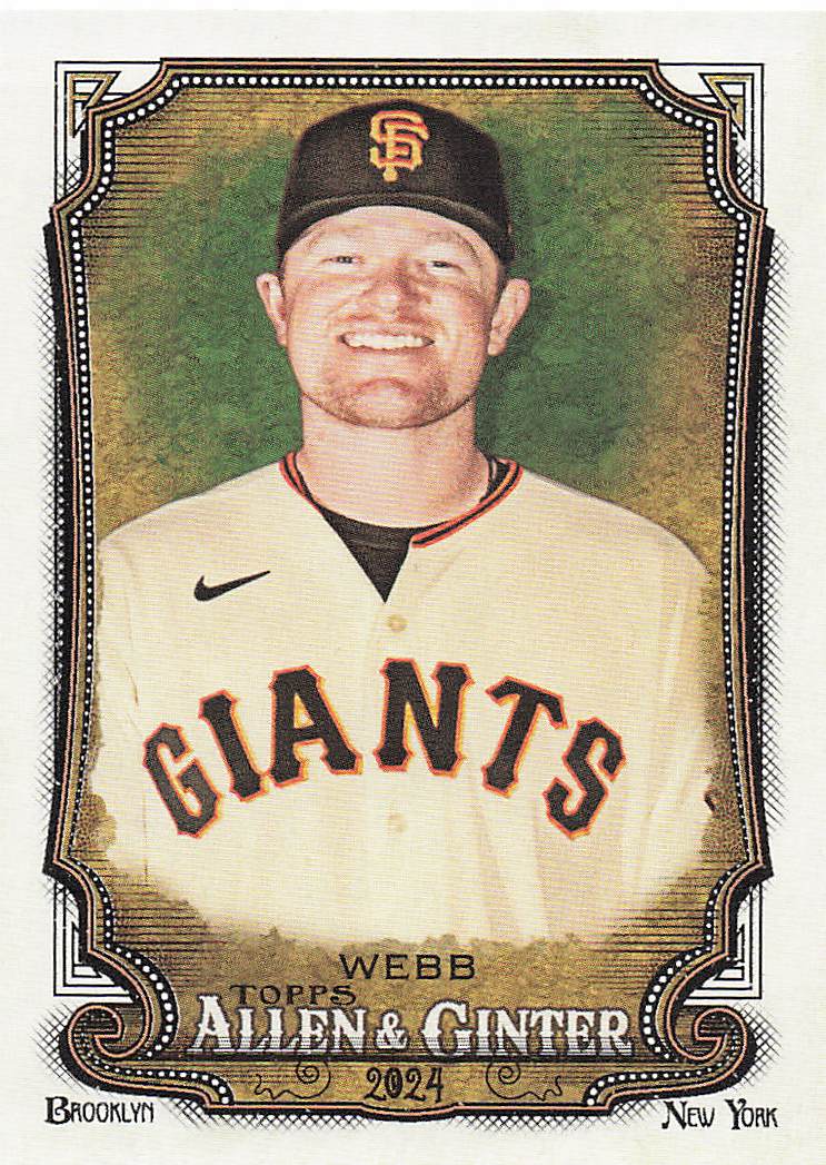 2024 Topps Allen & Ginter Baseball Logan Webb #191