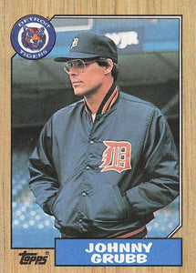 1987 Topps Baseball Johnny Grubb #384