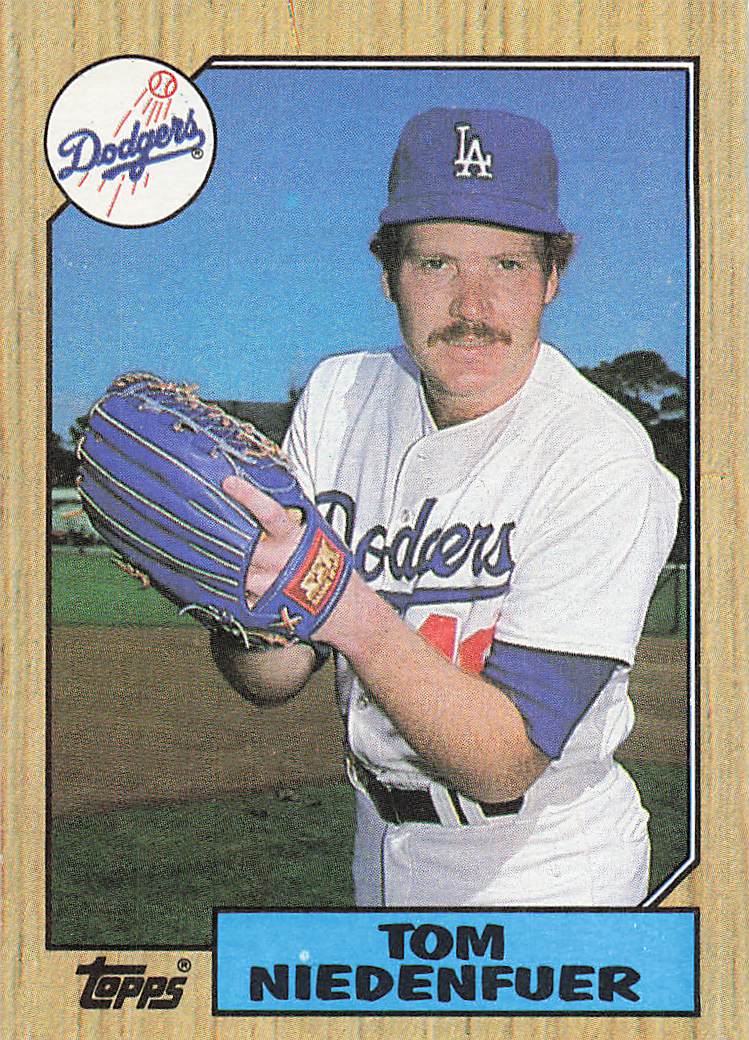 1987 Topps Baseball Tom Niedenfuer #538