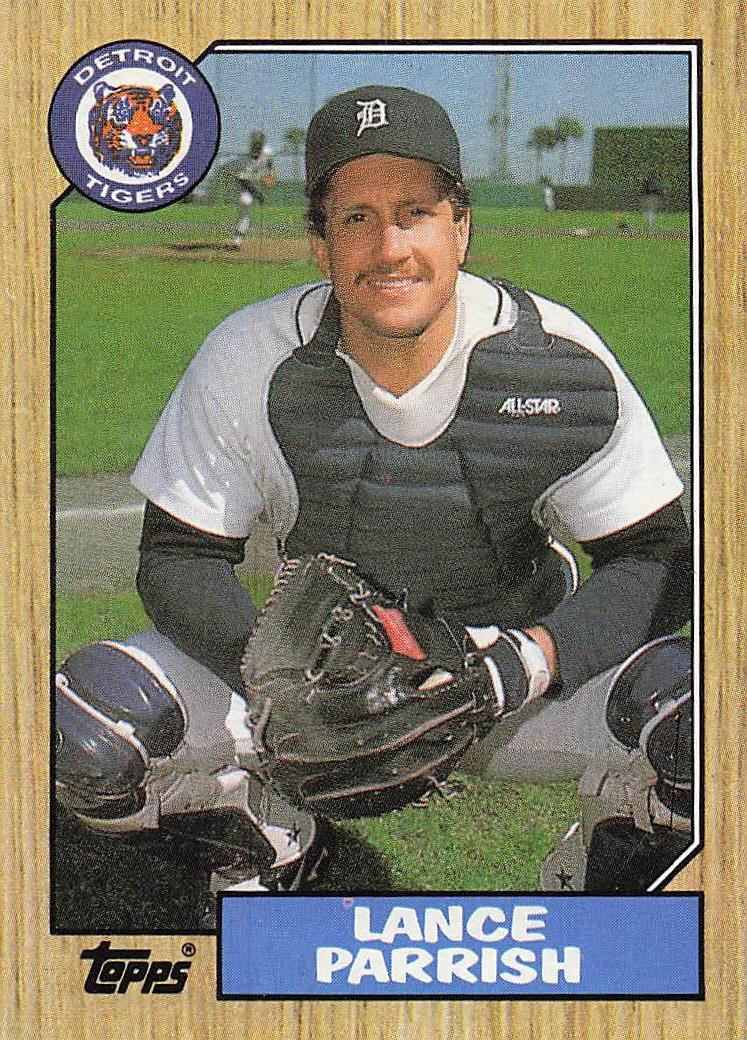 1987 Topps Baseball Lance Parrish #791