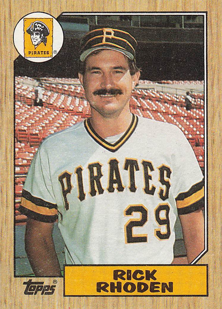 1987 Topps Baseball Rick Rhoden #365