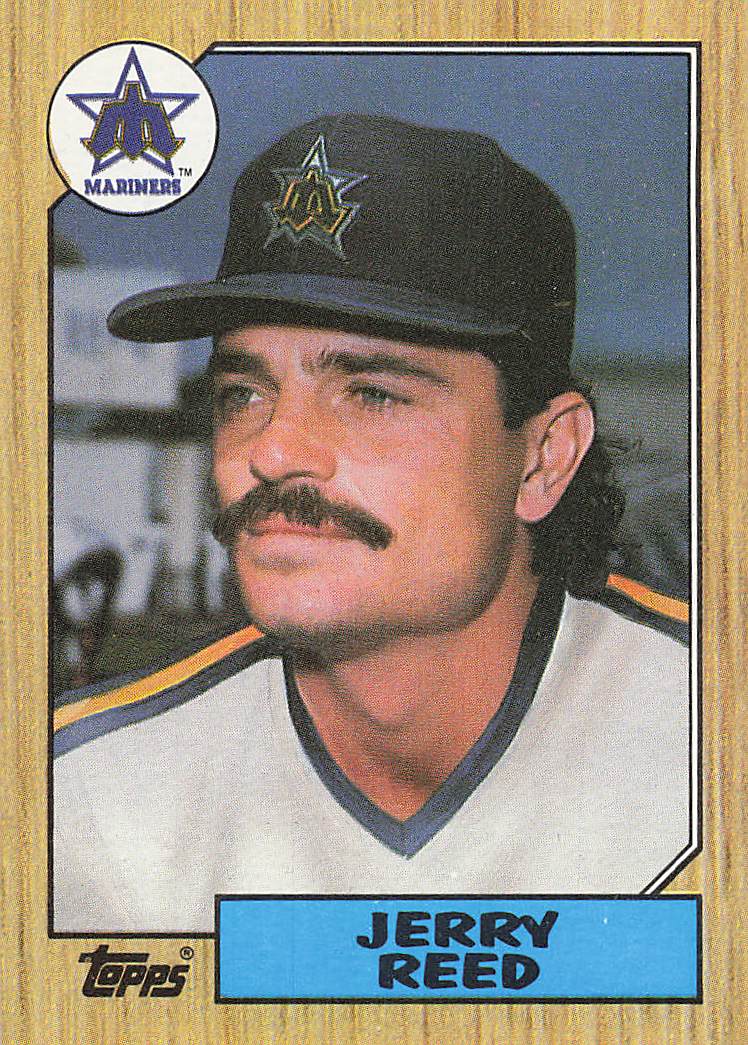 1987 Topps Baseball Jerry Reed #619