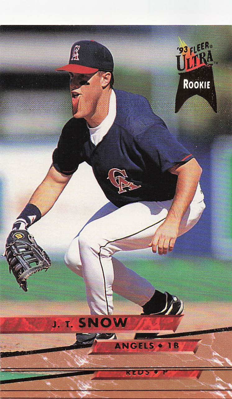 1993 Ultra Baseball J.T. Snow #525 Rookie