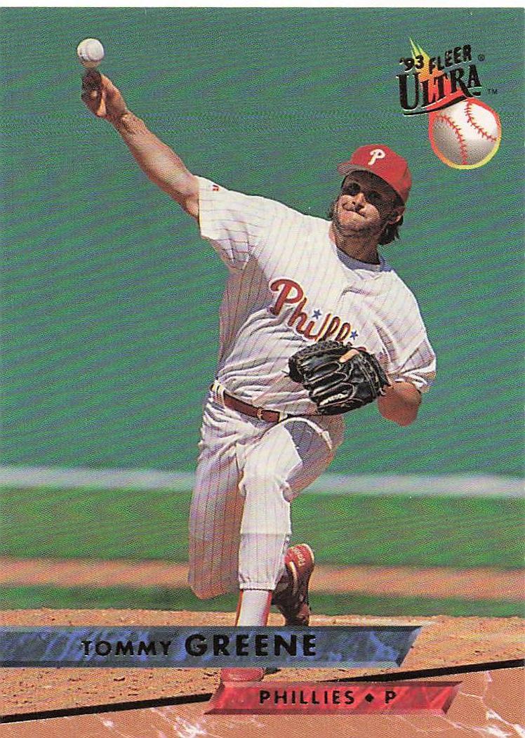 1993 Ultra Baseball Tommy Greene #441