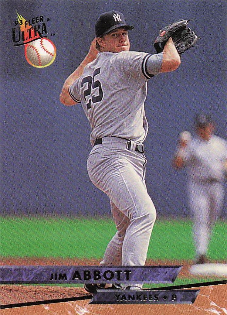 1993 Ultra Baseball Jim Abbott #590