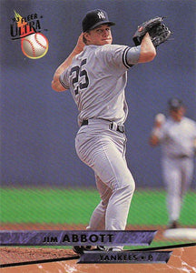 1993 Ultra Baseball Jim Abbott #590
