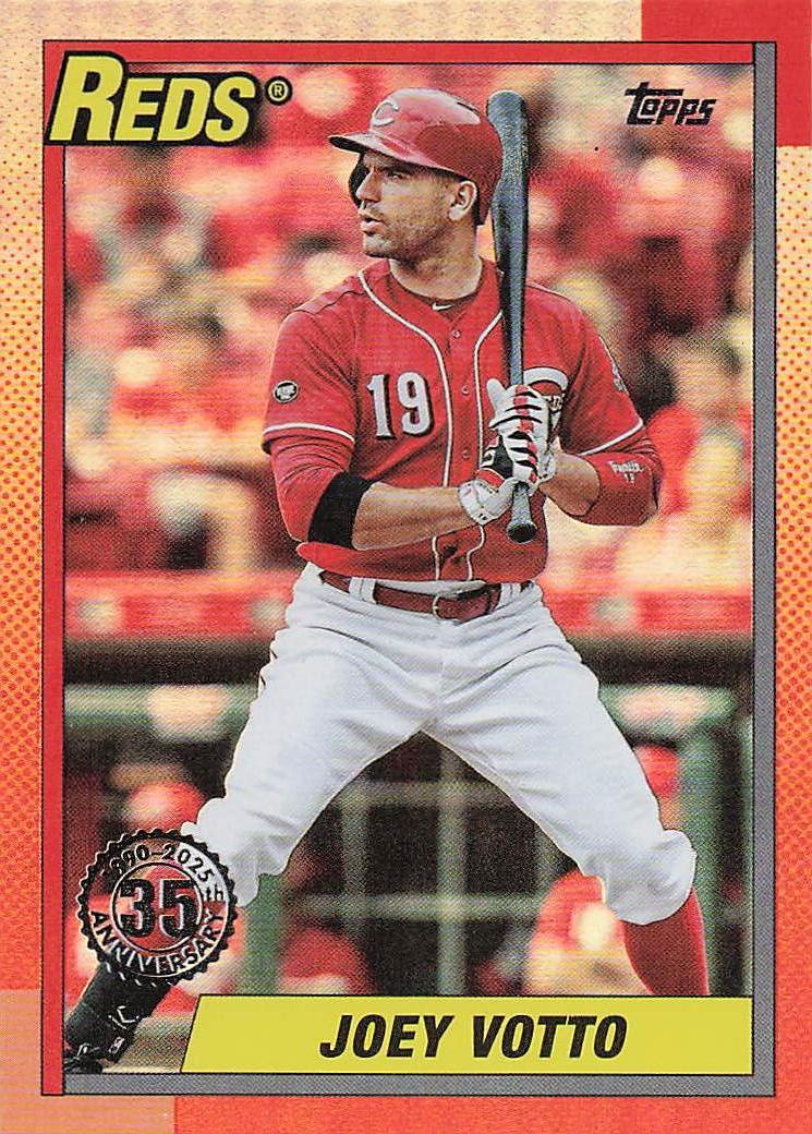 2025 Topps Update 1990 Topps Baseball Joey Votto #U90-42