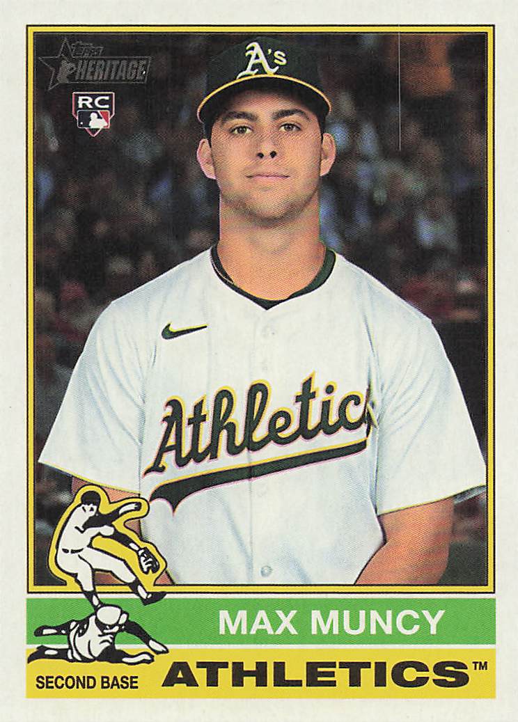 2025 Topps Heritage Baseball Max Muncy #525 Rookie