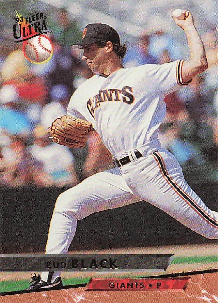 1993 Ultra Baseball Bud Black #482