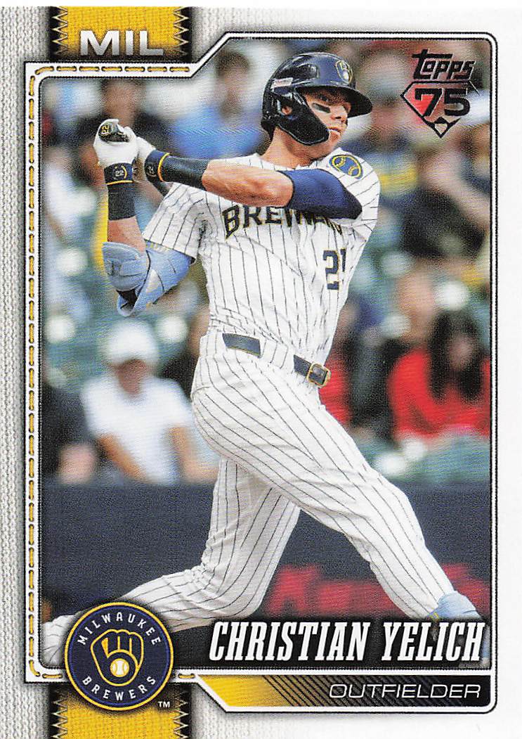 2026 Topps Baseball Christian Yelich #154