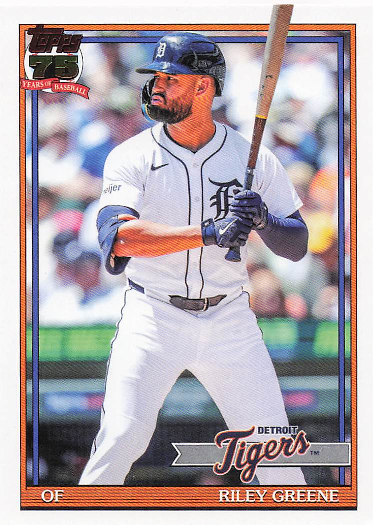 2026 Topps Baseball 1991 Topps Baseball Riley Greene #T91-2