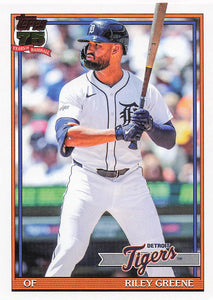 2026 Topps Baseball 1991 Topps Baseball Riley Greene #T91-2