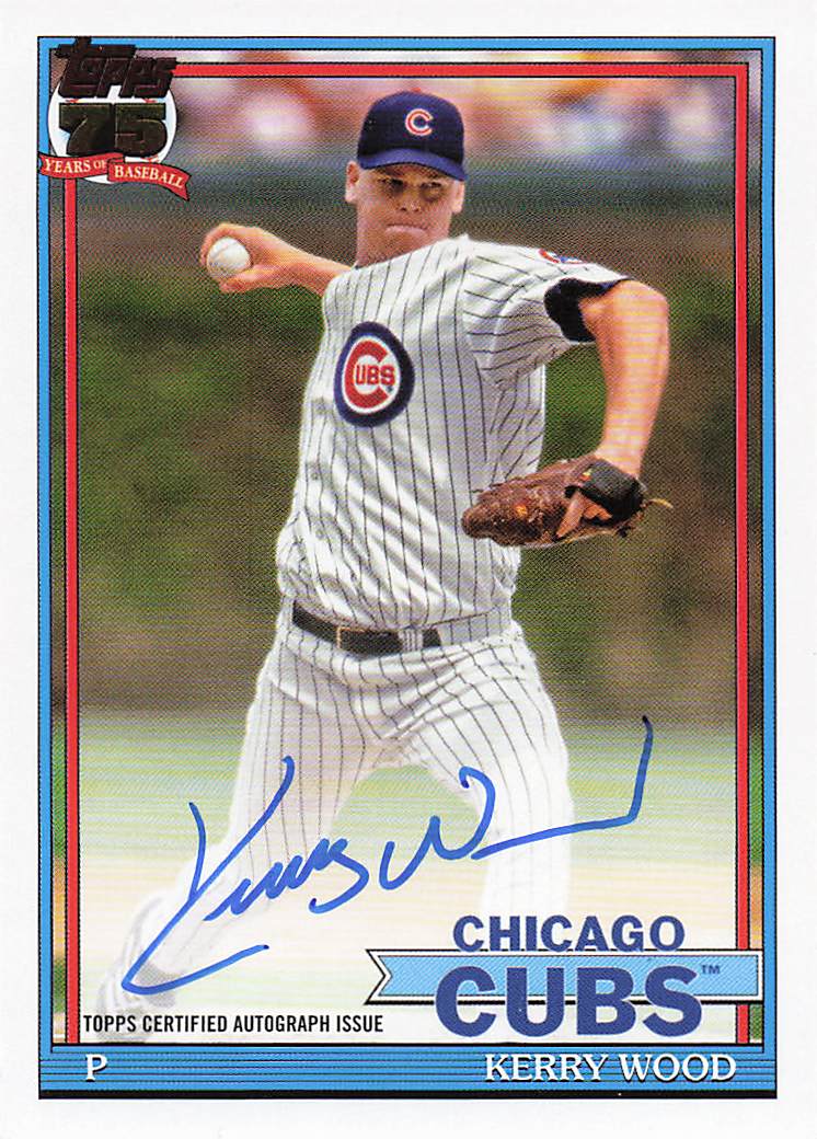 2026 Topps 1991 Topps Baseball 35th Anniversary Autographs Kerry Wood #91A-KW