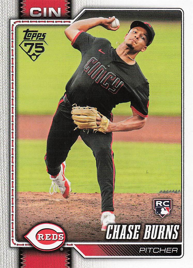2026 Topps Baseball Chase Burns #312 Rookie