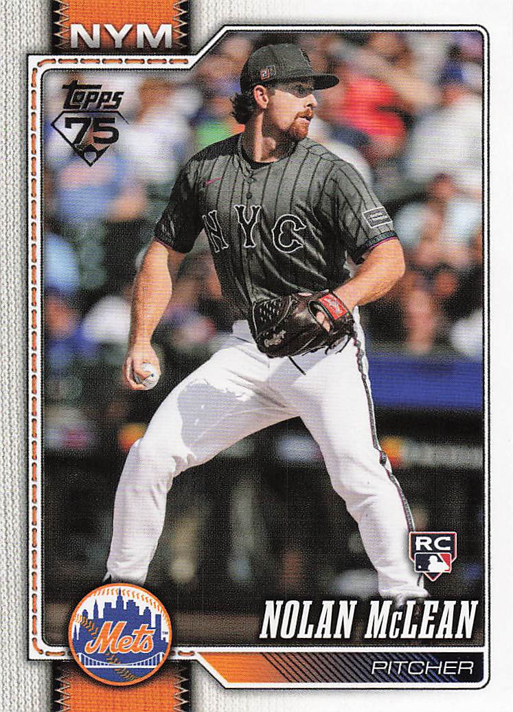 2026 Topps Baseball Nolan McLean #214 Rookie