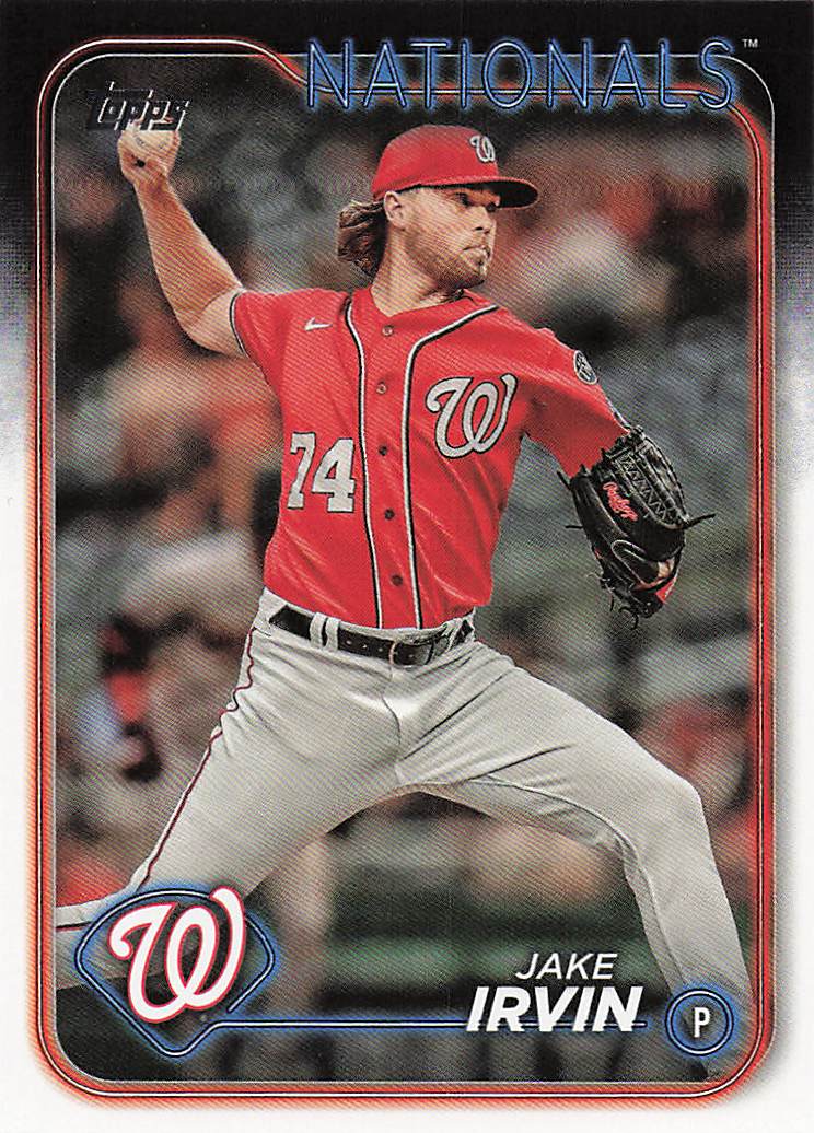 2024 Topps Baseball Jake Irvin #621