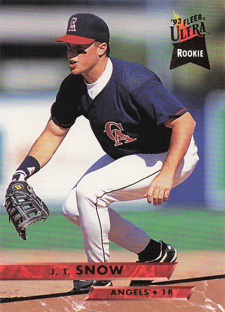 1993 Ultra Baseball J.T. Snow #525 Rookie