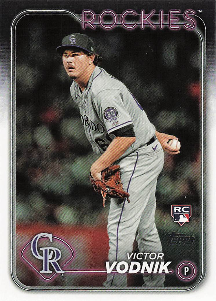2024 Topps Baseball Victor Vodnik #607 Rookie