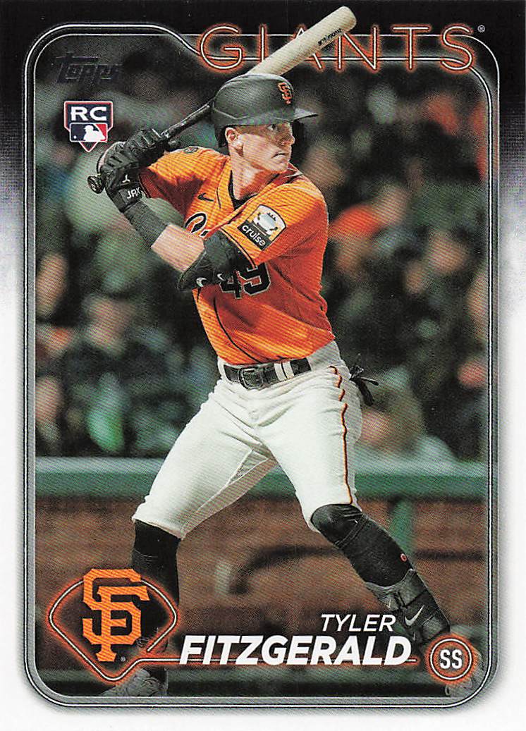 2024 Topps Baseball Tyler Fitzgerald #602 Rookie