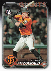 2024 Topps Baseball Tyler Fitzgerald #602 Rookie