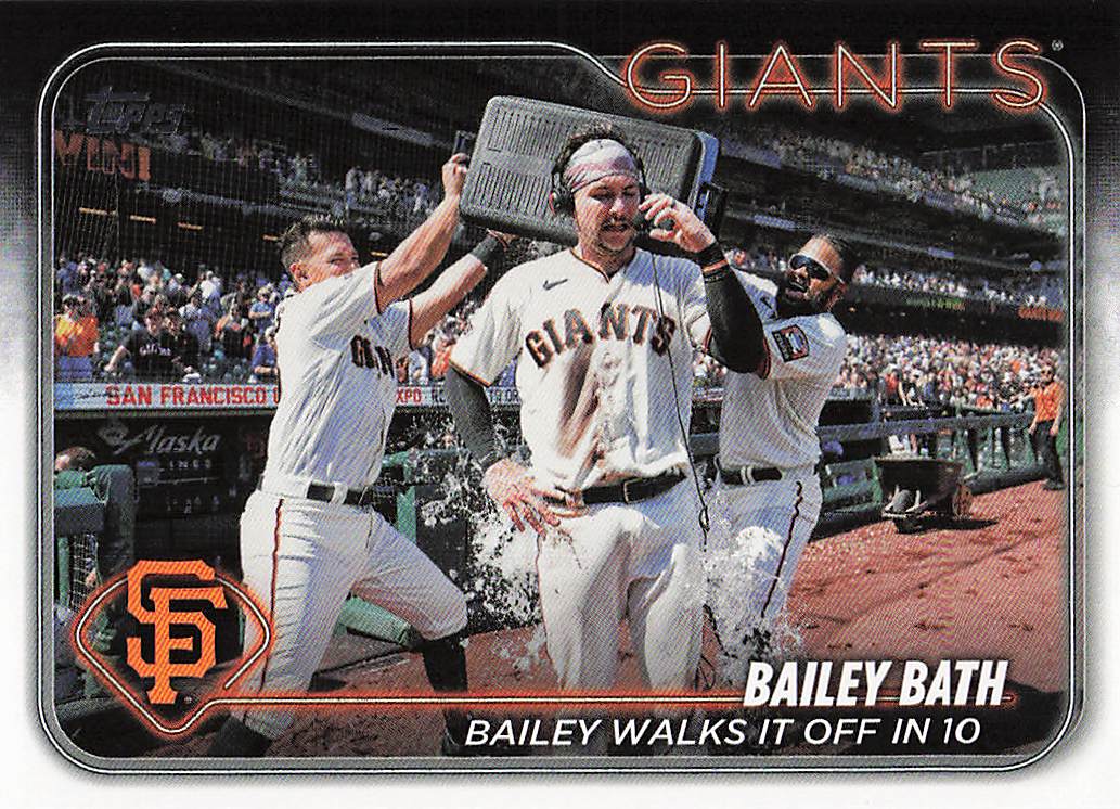 2024 Topps Baseball Bailey Bath (Patrick Bailey) #358