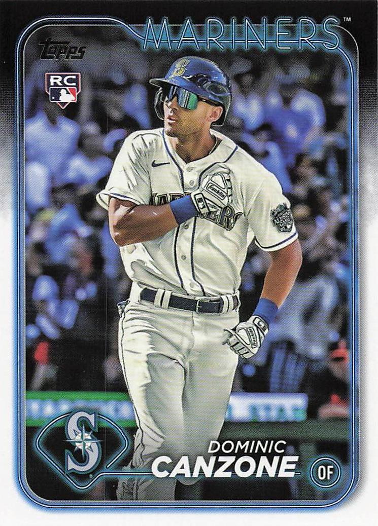2024 Topps Baseball Dominic Canzone #195 Rookie