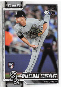2026 Topps Baseball Wikelman Gonzalez #167 Rookie