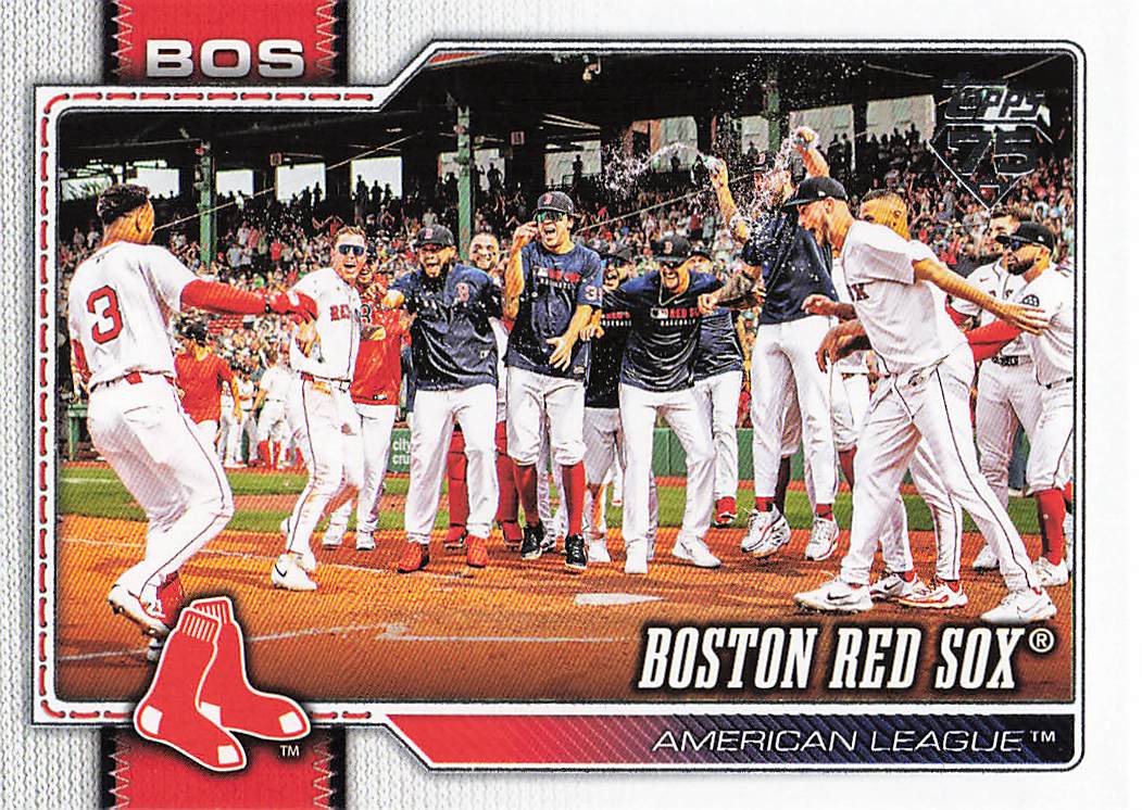 2026 Topps Baseball Boston Red Sox #198