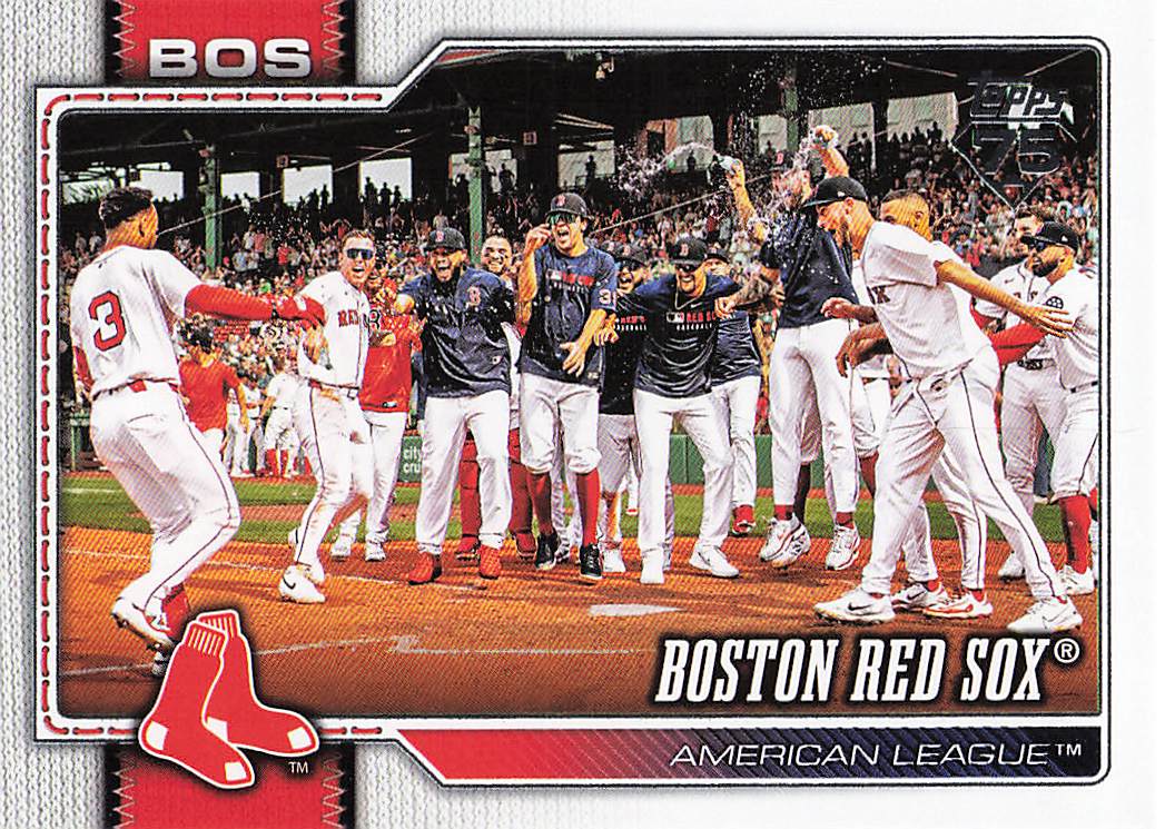 2026 Topps Baseball Boston Red Sox #198