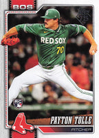 2026 Topps Baseball Payton Tolle #15 Rookie