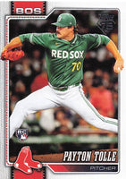 2026 Topps Baseball Payton Tolle #15 Rookie