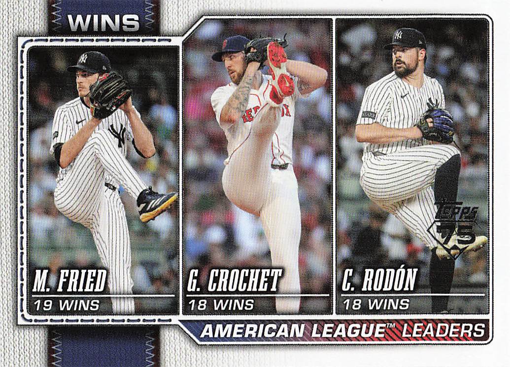 2026 Topps Baseball (Max Fried / Garrett Crochet / Carlos Rodon) #130