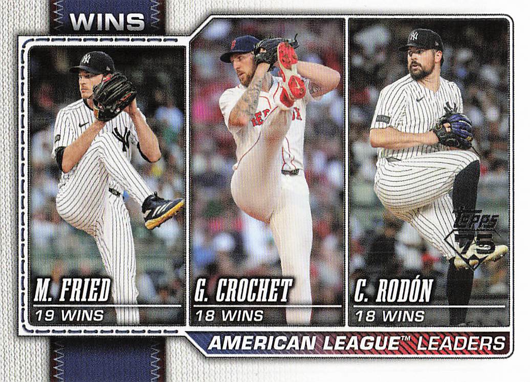 2026 Topps Baseball (Max Fried / Garrett Crochet / Carlos Rodon) #130