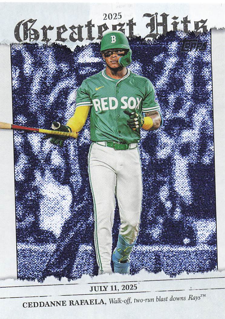 2026 Topps Baseball 2025 Greatest Hits Ceddanne Rafaela #GH-3