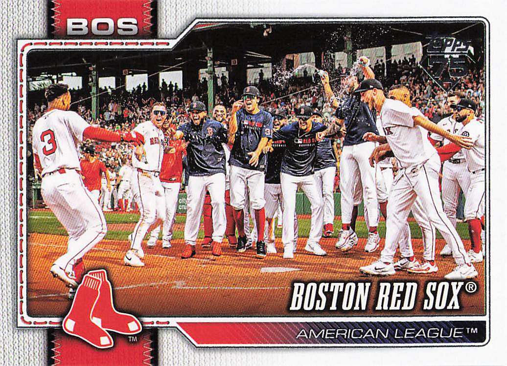 2026 Topps Baseball Boston Red Sox #198