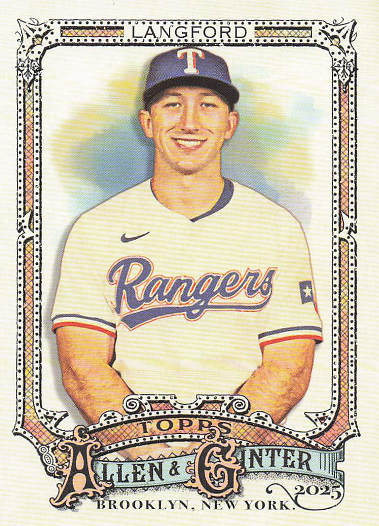 2025 Topps Allen & Ginter Baseball Wyatt Langford #106