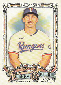 2025 Topps Allen & Ginter Baseball Wyatt Langford #106