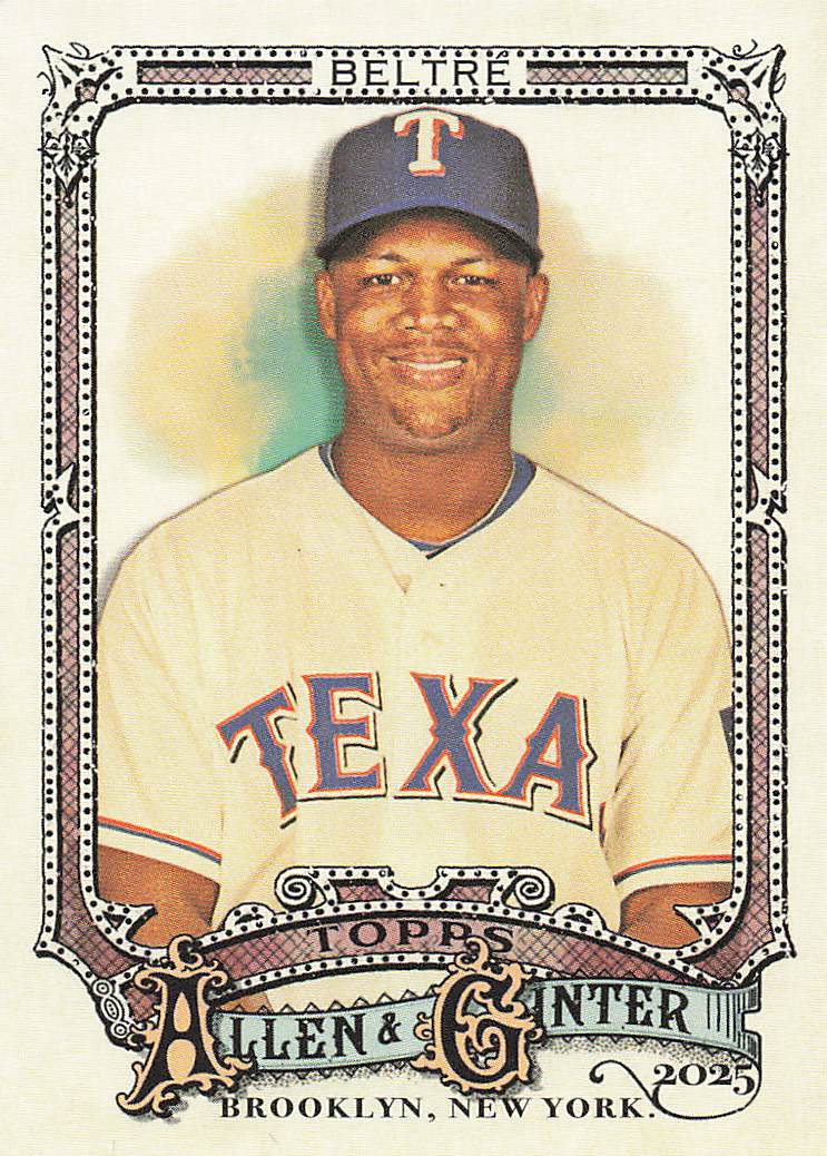 2025 Topps Allen & Ginter Baseball Adrian Beltré #323