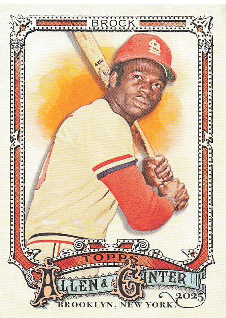 2025 Topps Allen & Ginter Baseball Lou Brock #11