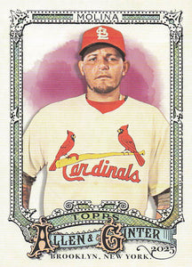 2025 Topps Allen & Ginter Baseball Yadier Molina #51